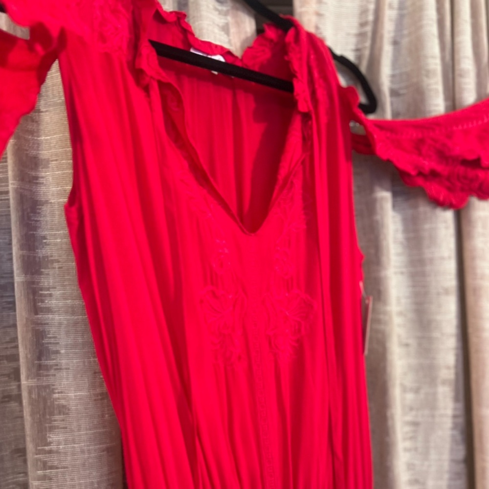 Parker Embroidered Lace Cold Shoulder Romper, NEW - Picture 10 of 15